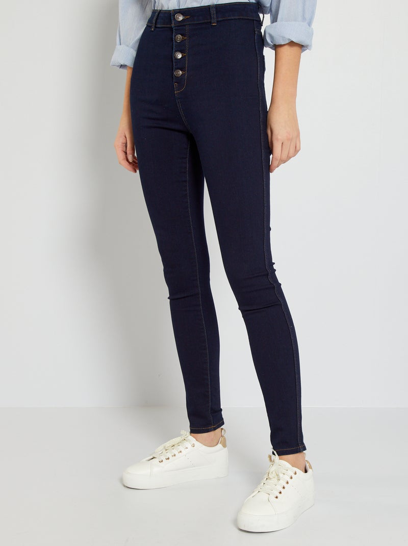 Jean skinny effet galbant Bleu brut - Kiabi