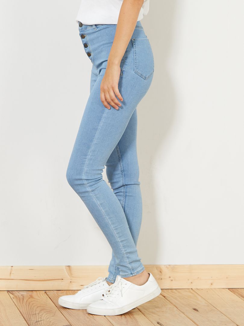 Jean skinny effet galbant double stone - Kiabi