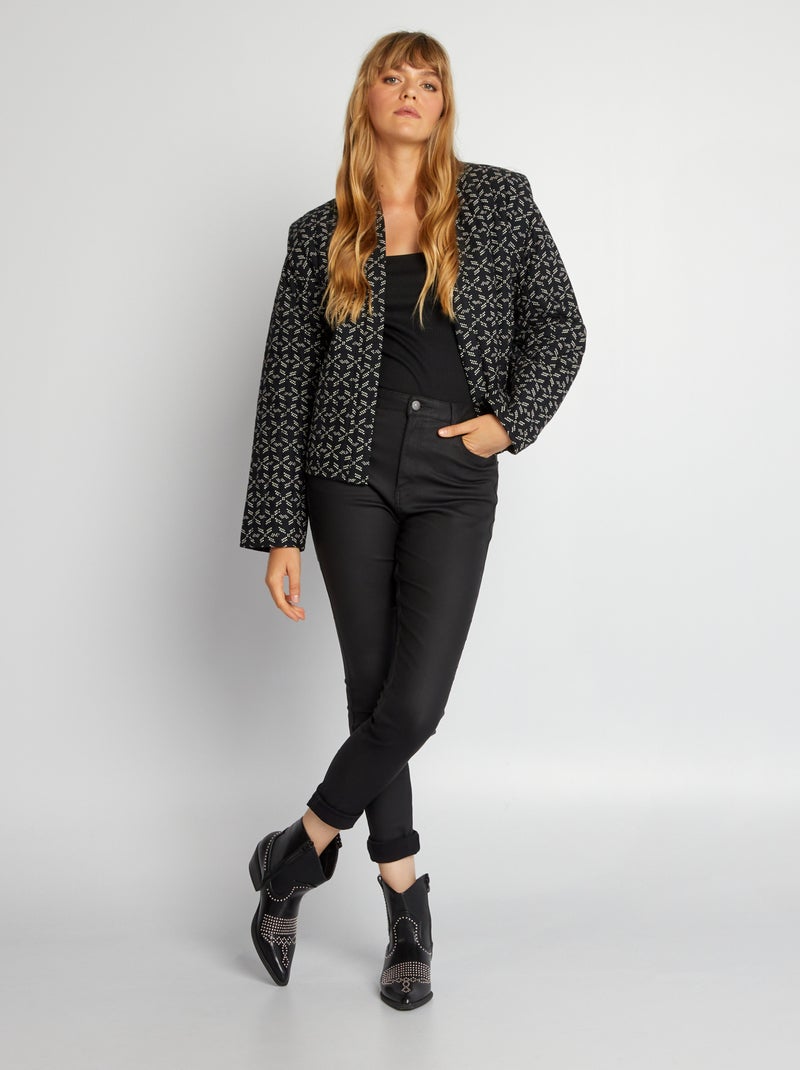 Jean skinny fit / coupe très ajustée noir - Kiabi