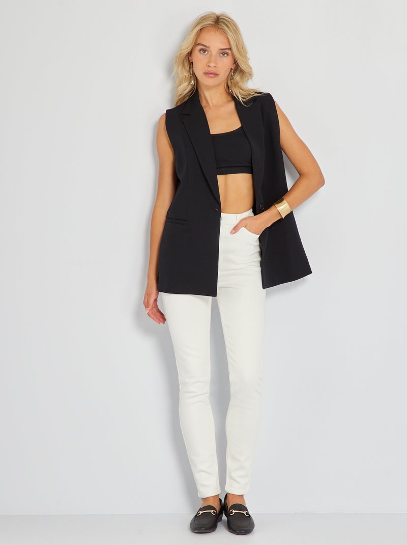 Jean skinny push-up - L28 Blanc - Kiabi