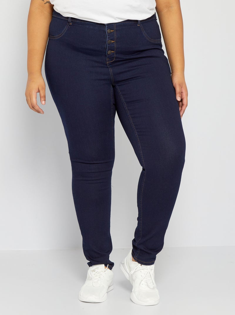 Jean skinny taille haute Brut - Kiabi