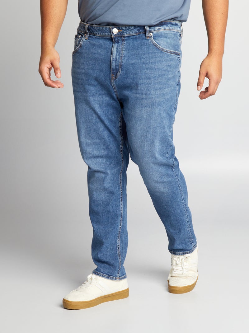 Jean slim à 5 poches - L30 Bleu - Kiabi