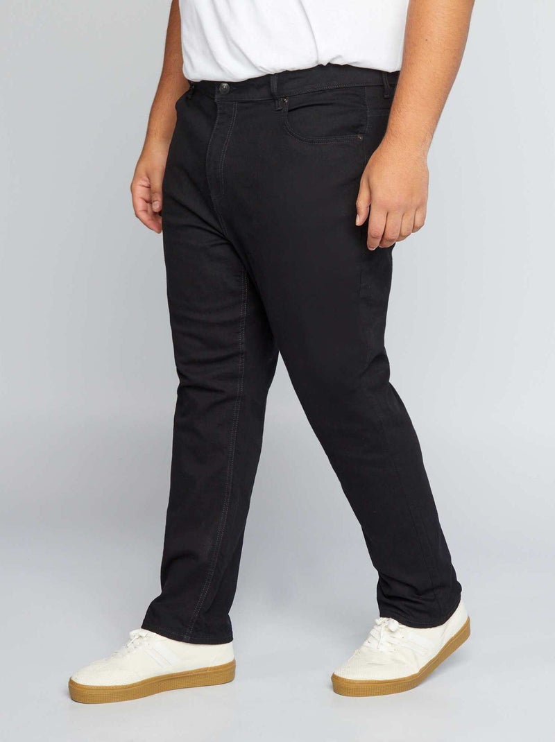 Jean slim à 5 poches - L30 Noir - Kiabi