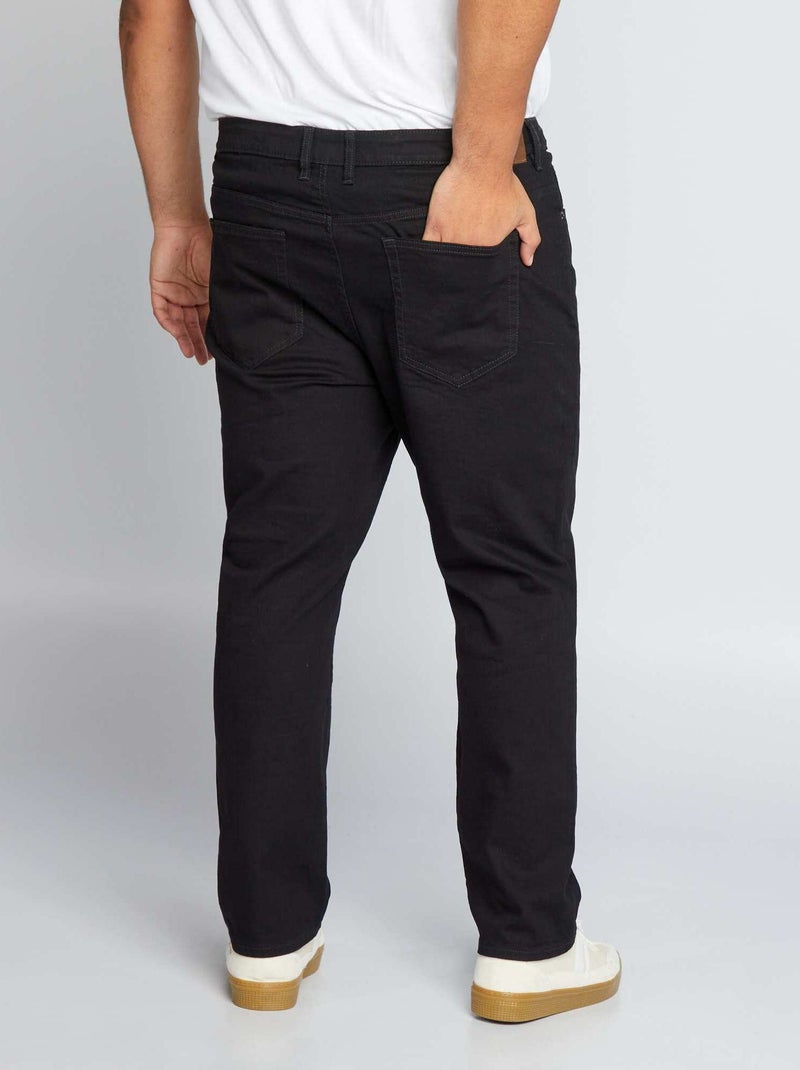 Jean slim à 5 poches - L30 Noir - Kiabi