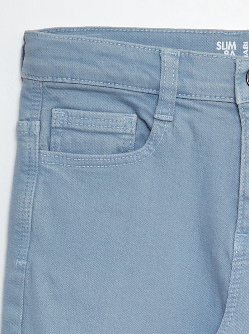 Jean slim à 5 poches Bleu - Kiabi