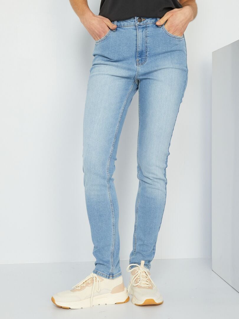 Jean slim à taille haute - L30 Triple stone - Kiabi