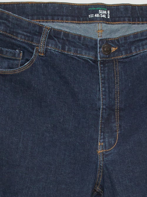 Jean slim à taille haute - L34 - Kiabi