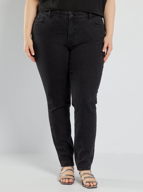 Jean slim à taille haute - L34 - Kiabi