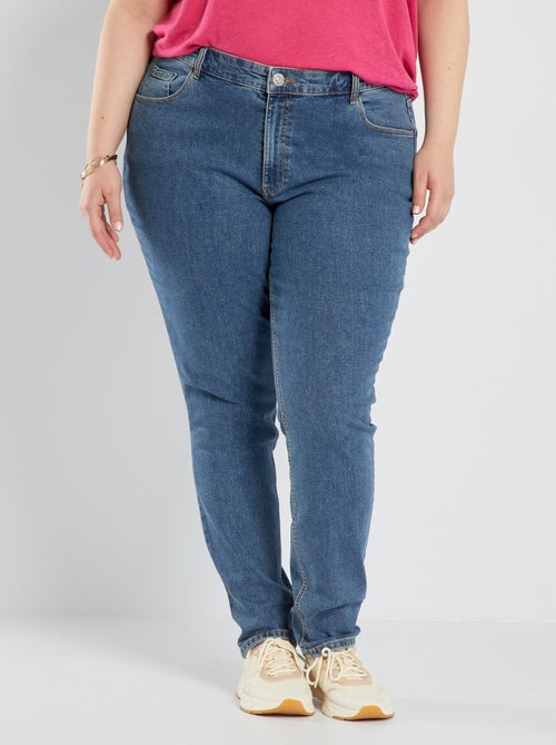 Jean slim à taille haute - L34 - Kiabi