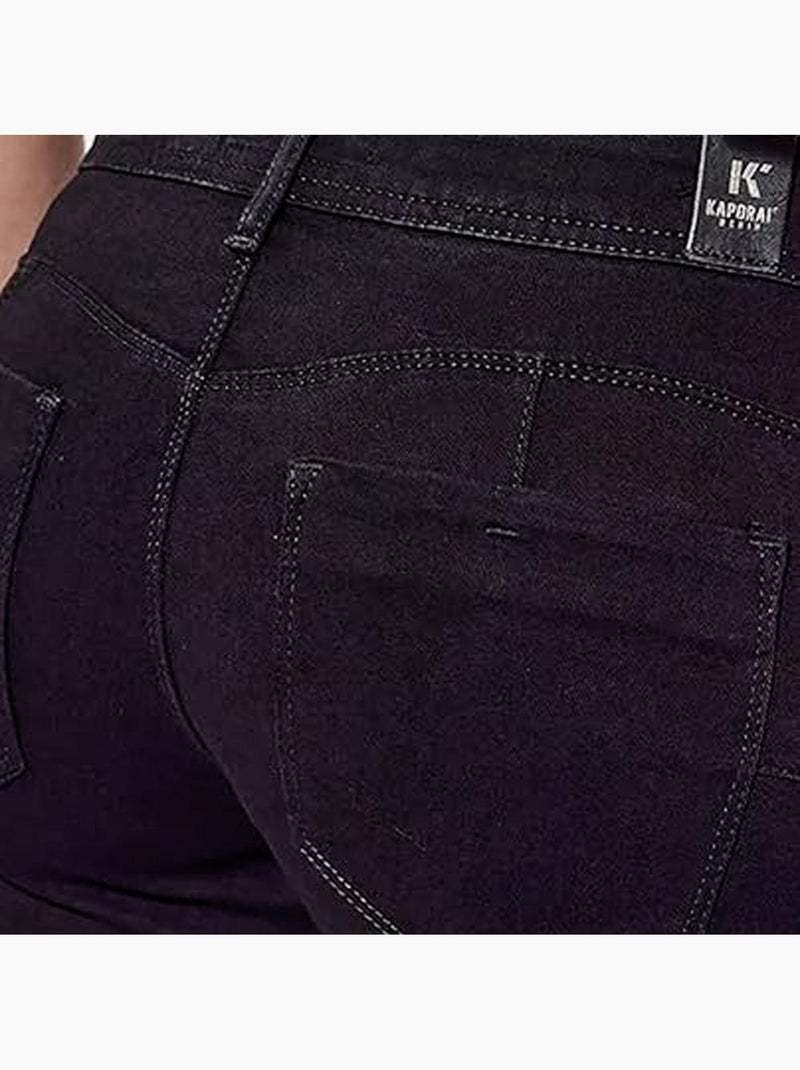 Jean Slim Femme Kaporal Noir - Kiabi
