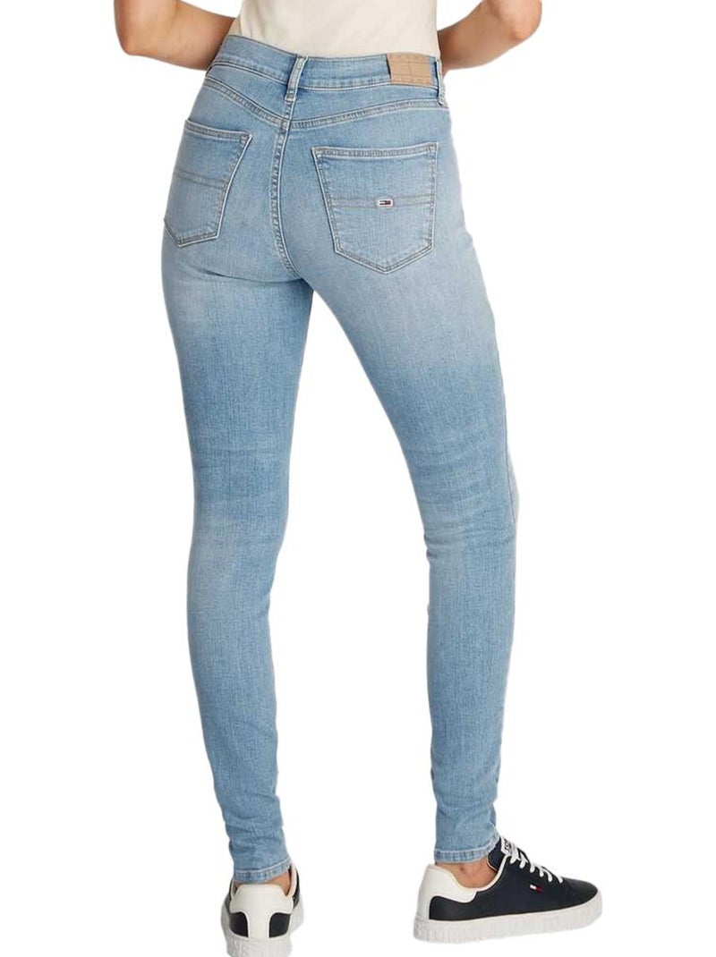Jean Slim Femme Tommy Hilfiger Bleu - Kiabi