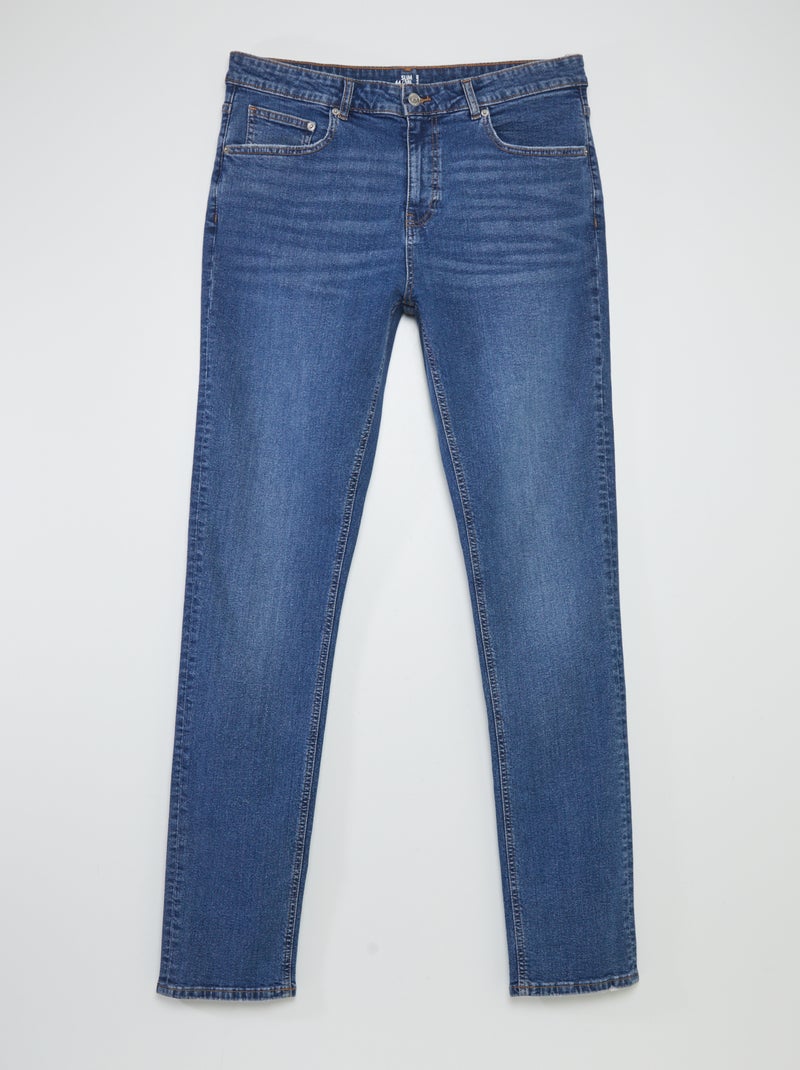 Jean slim fit en coton stretch - L38 Bleu - Kiabi