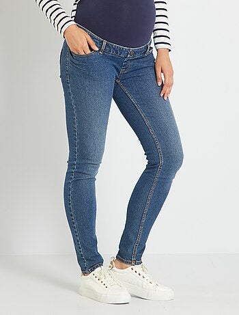 Pantalon en jean Jean 7 For All Mankind en coloris Bleu Femme Vêtements Jeans Jeans skinny 