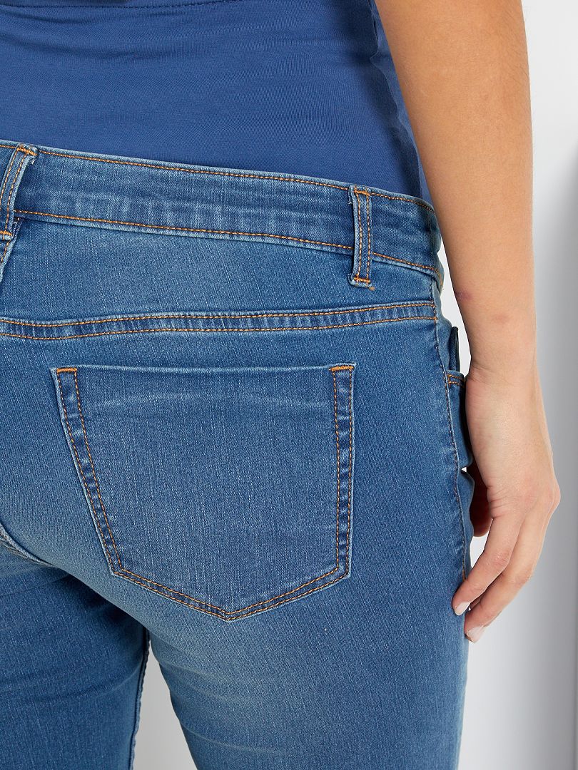 Pantalon grossesse slim L32 - Bleu - Kiabi - 25.00€
