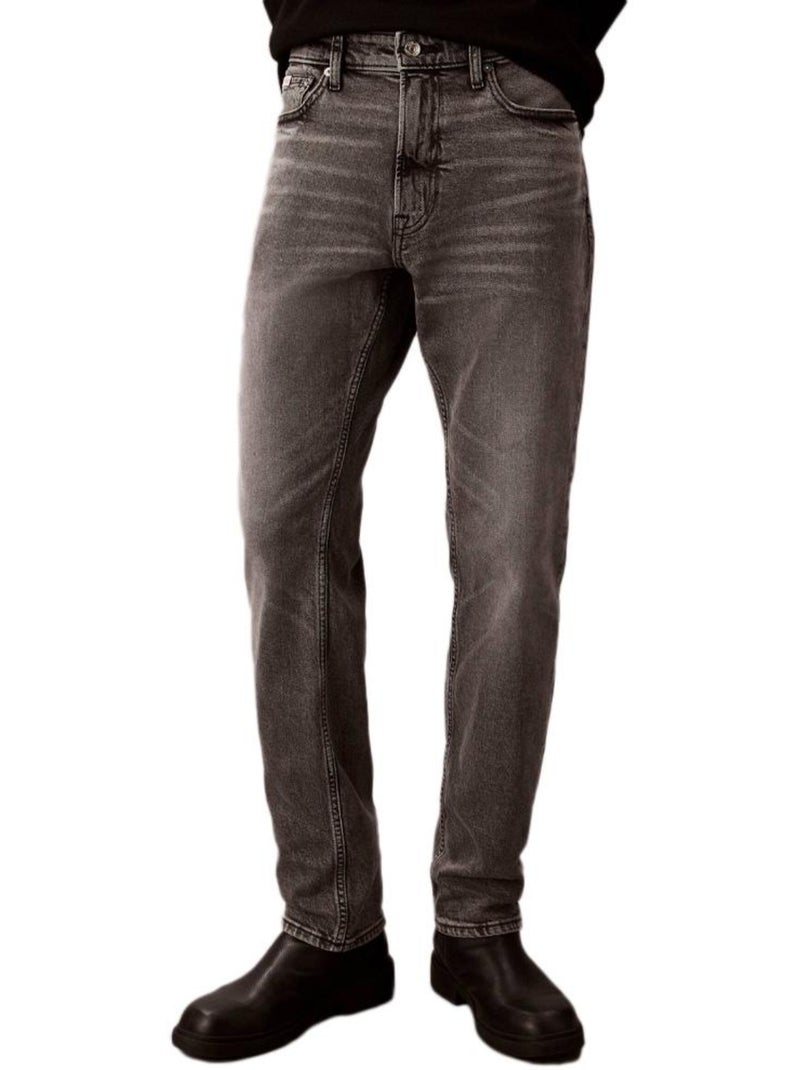 Jean Slim Homme Calvin Klein Jeans Gris Argenté - Kiabi