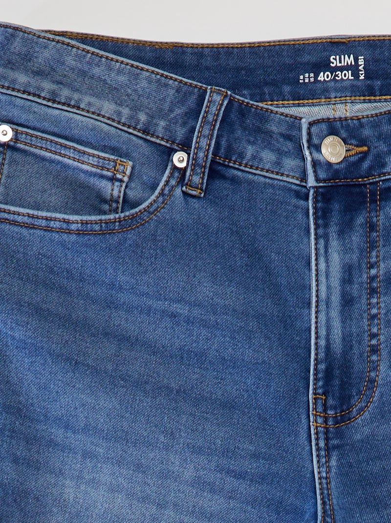 Jean slim stretch - L30 Double stone - Kiabi
