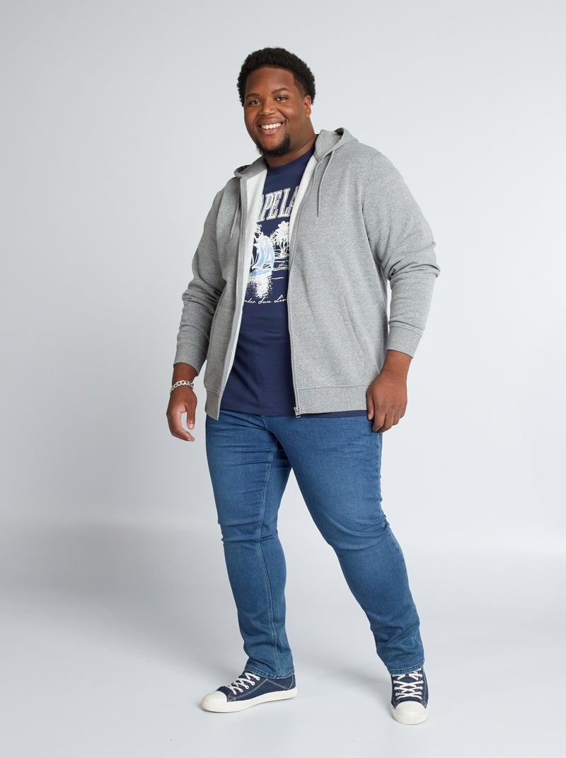Jean slim stretch - L32 Bleu foncé - Kiabi