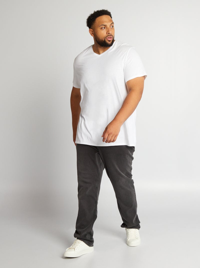 Jean slim stretch - L32 Noir gris - Kiabi