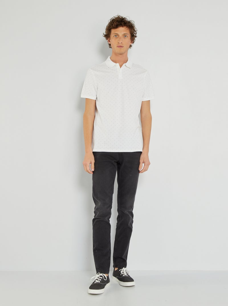 Jean slim stretch L34 Gris foncé - Kiabi