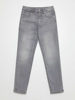 Jean slim taille ajustable