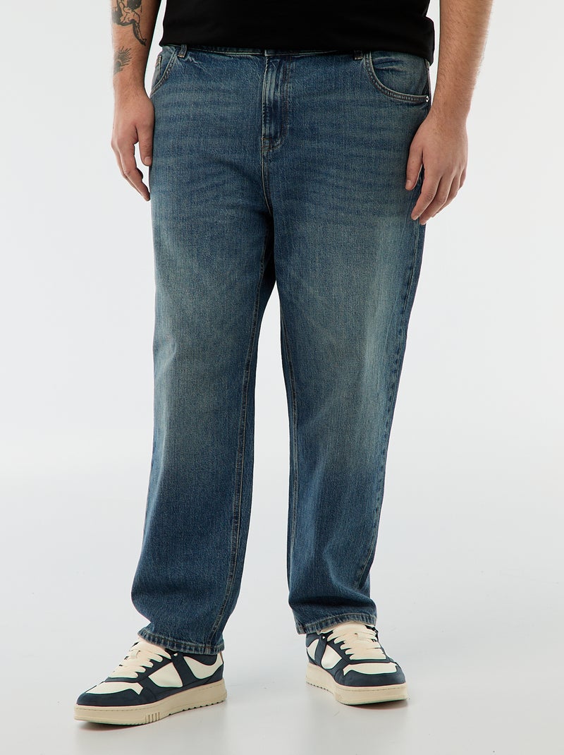 Jean straight - Coupe + confortable Bleu - Kiabi