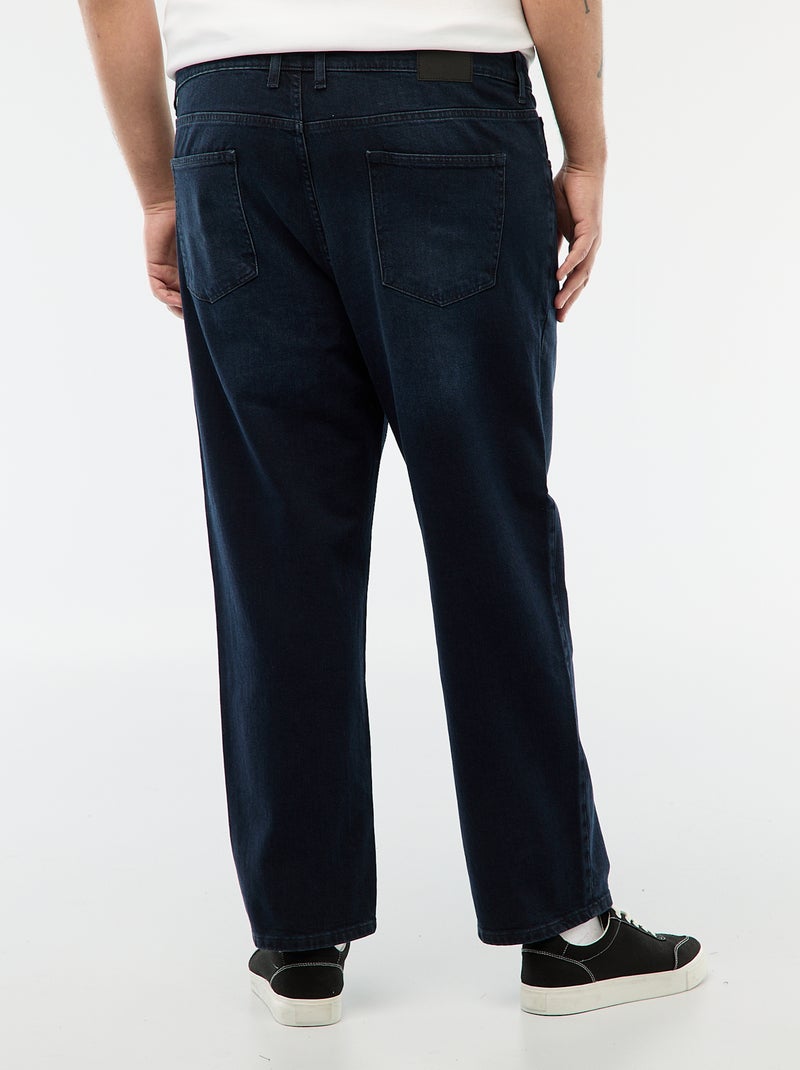 Jean straight - Coupe + confortable Noir - Kiabi