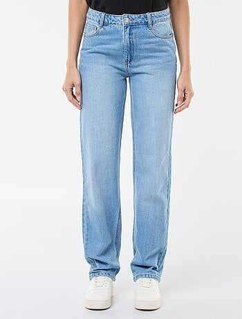 Jean straight / coupe droite à taille haute - L32