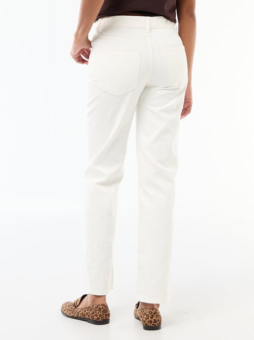 Jean straight denim en coton - Kiabi