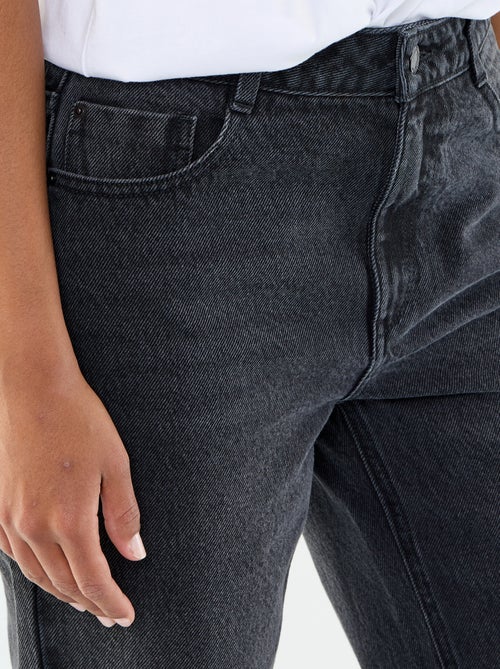 Jean straight denim en coton - Kiabi