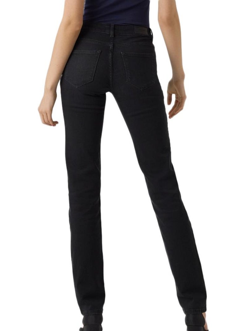 Jean Straight Femme Vero Moda Noir - Kiabi
