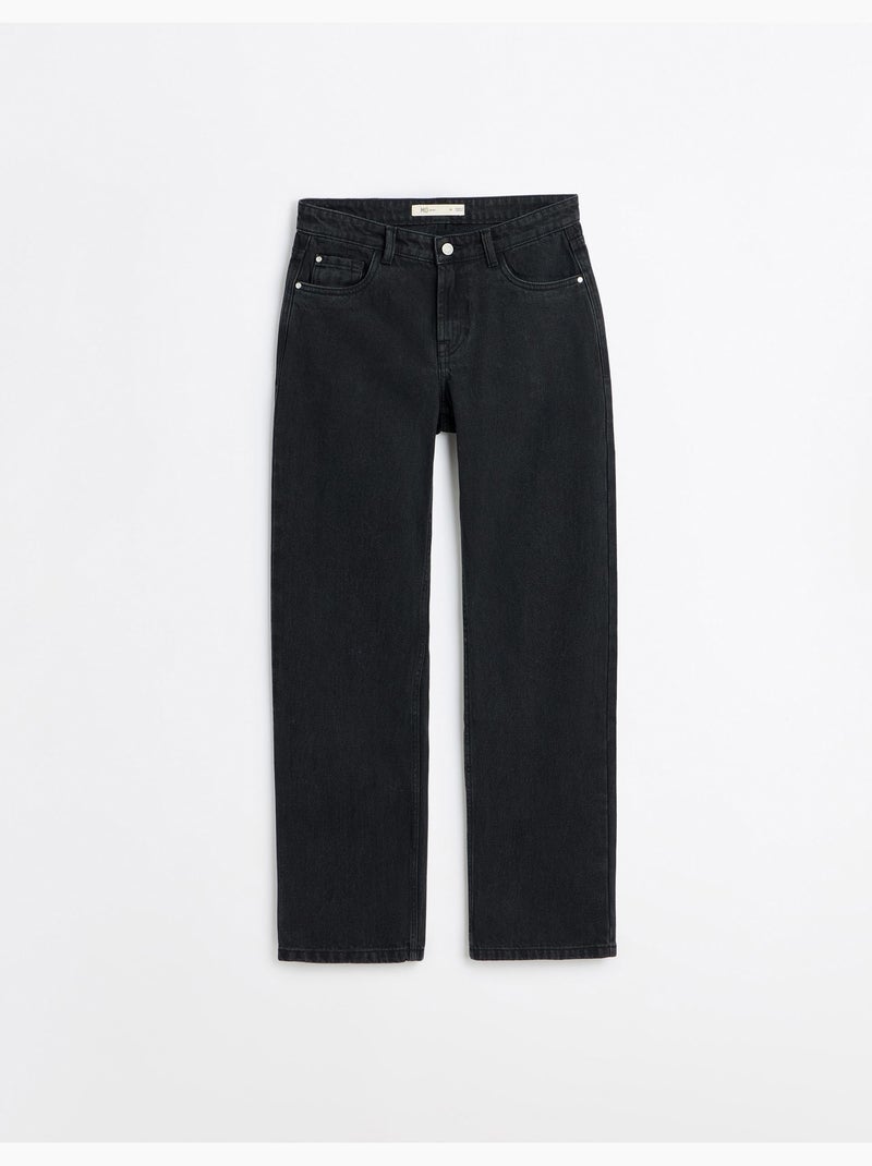 Jean straight, mo fashion Noir - Kiabi