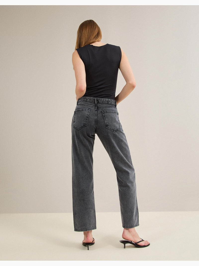 Jean straight, MO Fashion Noir - Kiabi