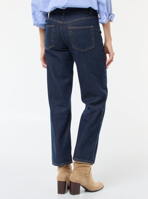 Jean straight regular fit en coton - L28 - Kiabi