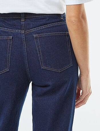 Jean straight taille haute