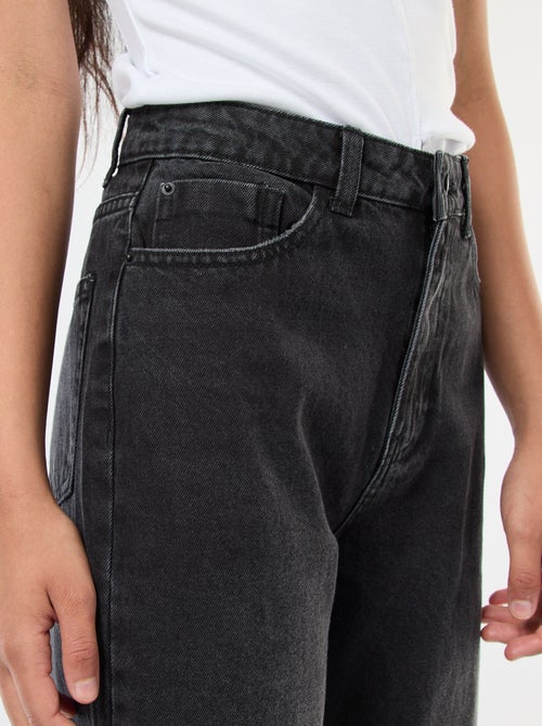 Jean straight taille haute - Kiabi