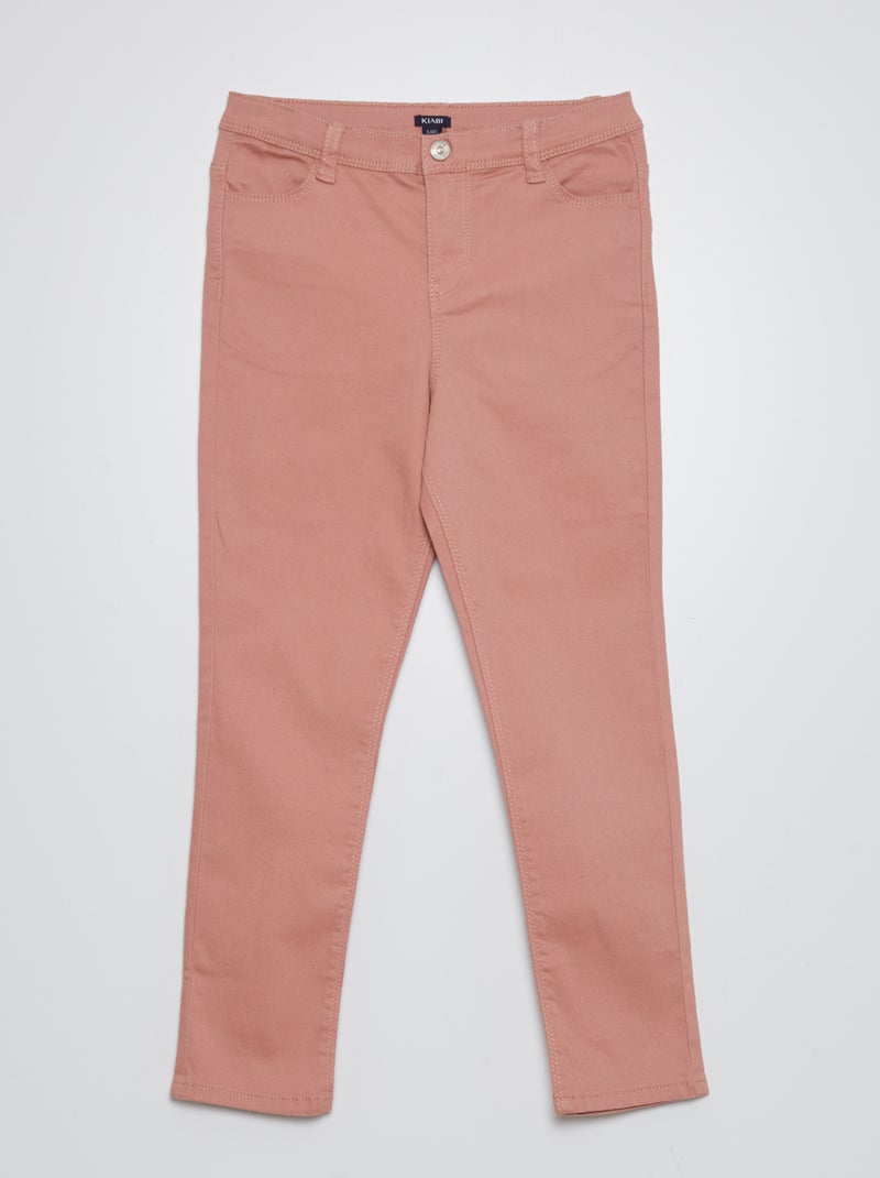 Jean stretch - Coupe + confortable rose - Kiabi