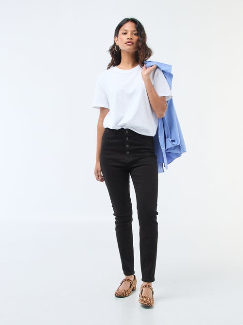 Jean super skinny taille très haute - L28 - Kiabi