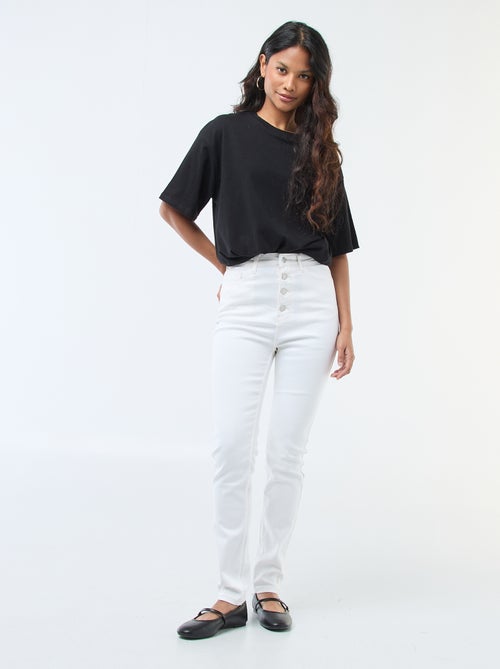 Jean super skinny taille très haute - L32 - Kiabi