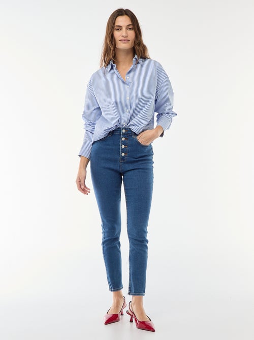 Jean super skinny taille très haute - L32 - Kiabi