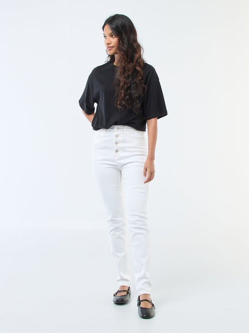 Jean super skinny taille très haute - L34 - Kiabi
