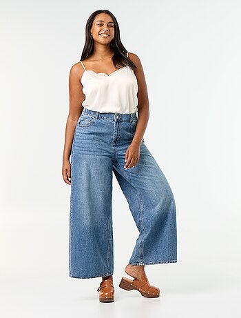 Jean super wide leg à 5 poches