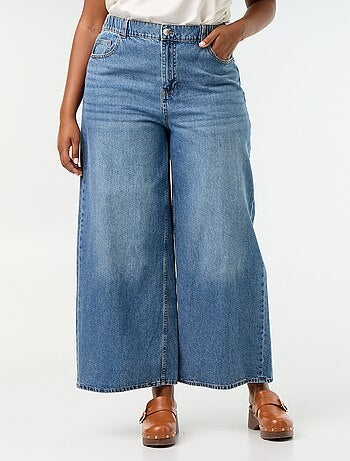 Jean super wide leg à 5 poches