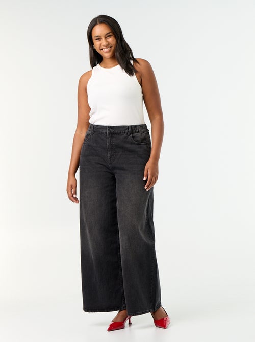 Jean super wide leg à 5 poches - Kiabi