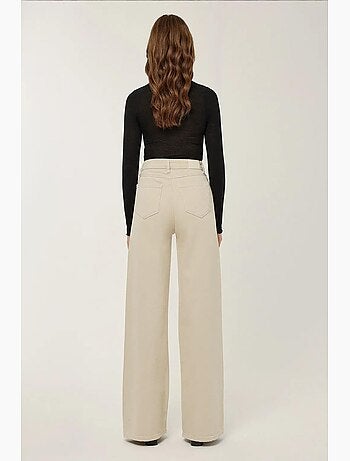 Jean taille haute à jambes larges hiccup