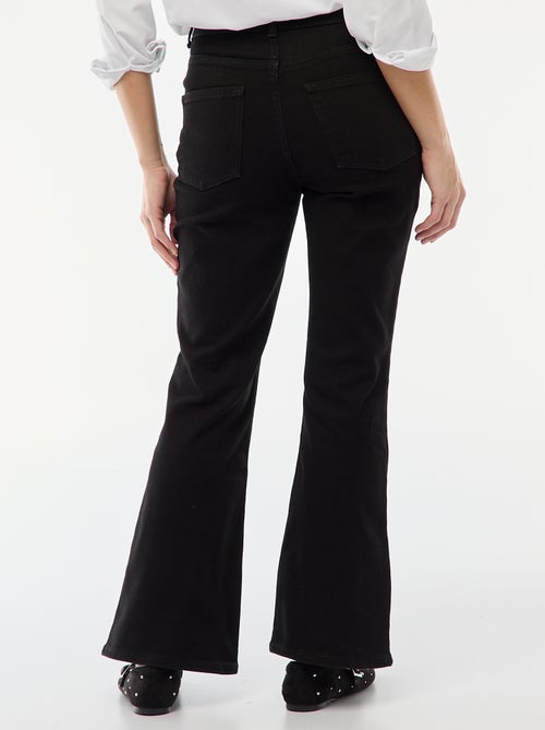 Jean taille haute coupe flare/bootcut  - L28 - Kiabi
