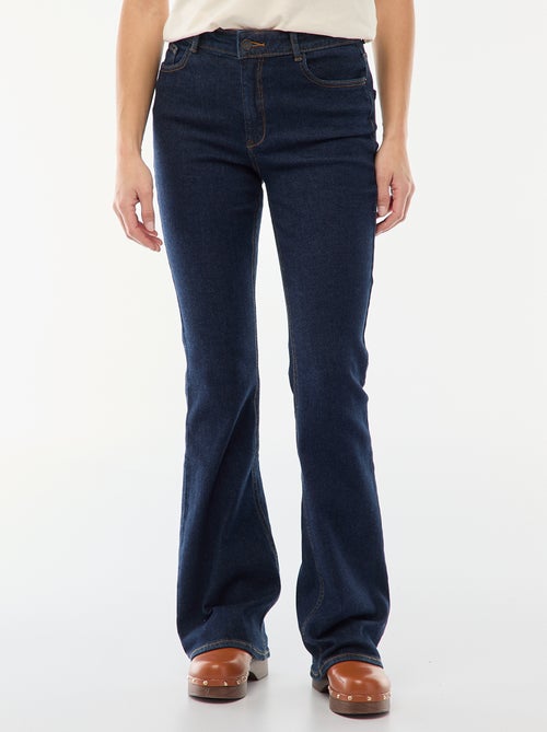 Jean taille haute coupe flare/bootcut - L32 - Kiabi