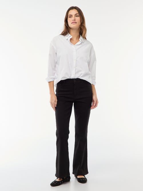 Jean taille haute coupe flare/bootcut - L32 - Kiabi
