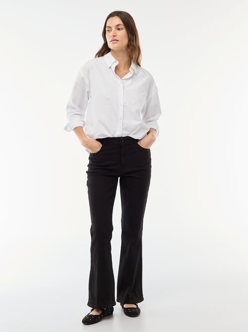 Jean taille haute coupe flare/bootcut - L34 - Kiabi