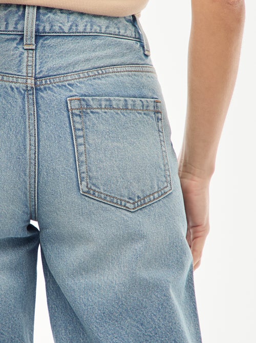 Jean taille haute coupe flare/bootcut - Kiabi