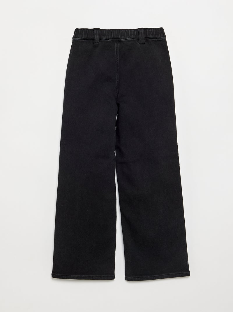 Jean wide leg - collection facile à enfiler Gris - Kiabi